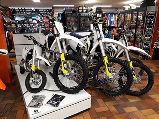 Husqvarna 2018 MX showroom Brouwer motors